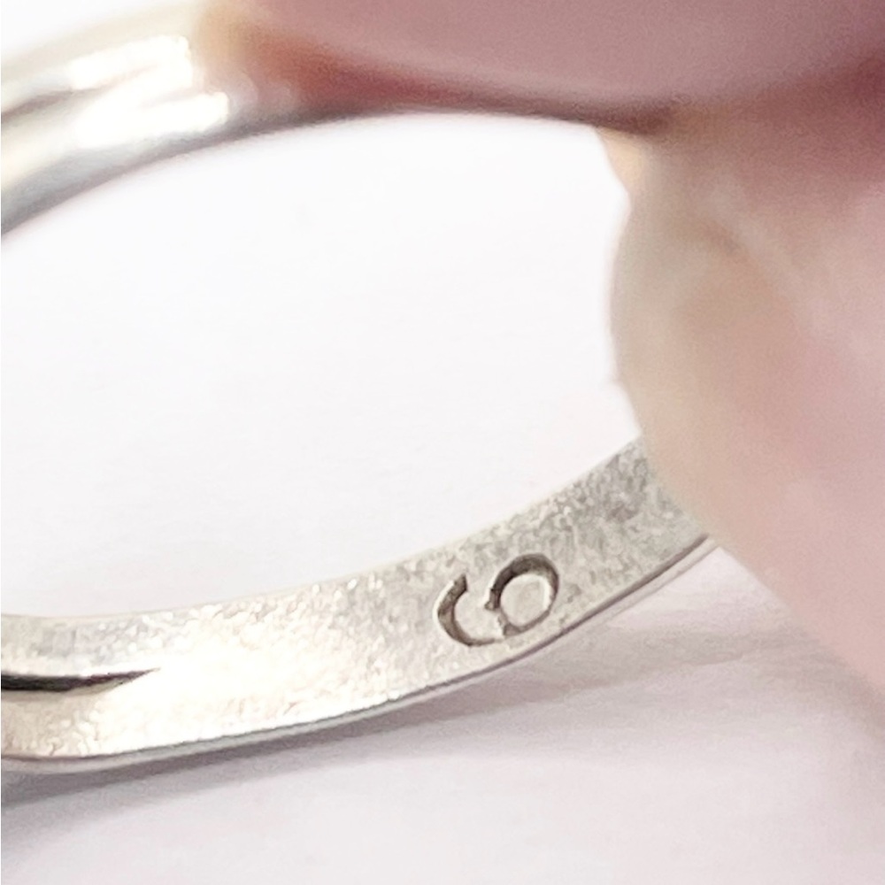 Oval Fire Opal-Effect Statement Ring In Silver-Tone View 4